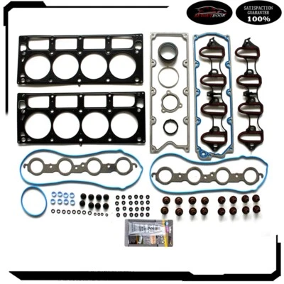 Juego de juntas de culata 2004 2005 2006 2007 para Chevrolet Express 3500 6,0 L V8 OHV VIN U Foto 1 de 4