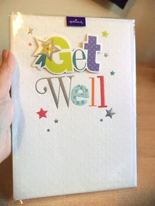 GET WELL SOON hallmark QUALITY greetings Card - Picture 1 of 2