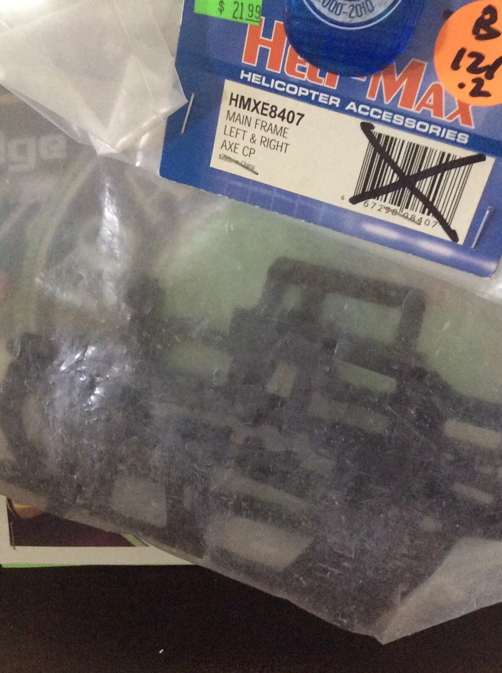 Heli-Max AXE CP Helicopter Left & Right Main Frame HMXE8407