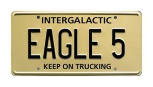 Winnebago EAGLE 5 License Plate Spaceballs - Picture 1 of 3