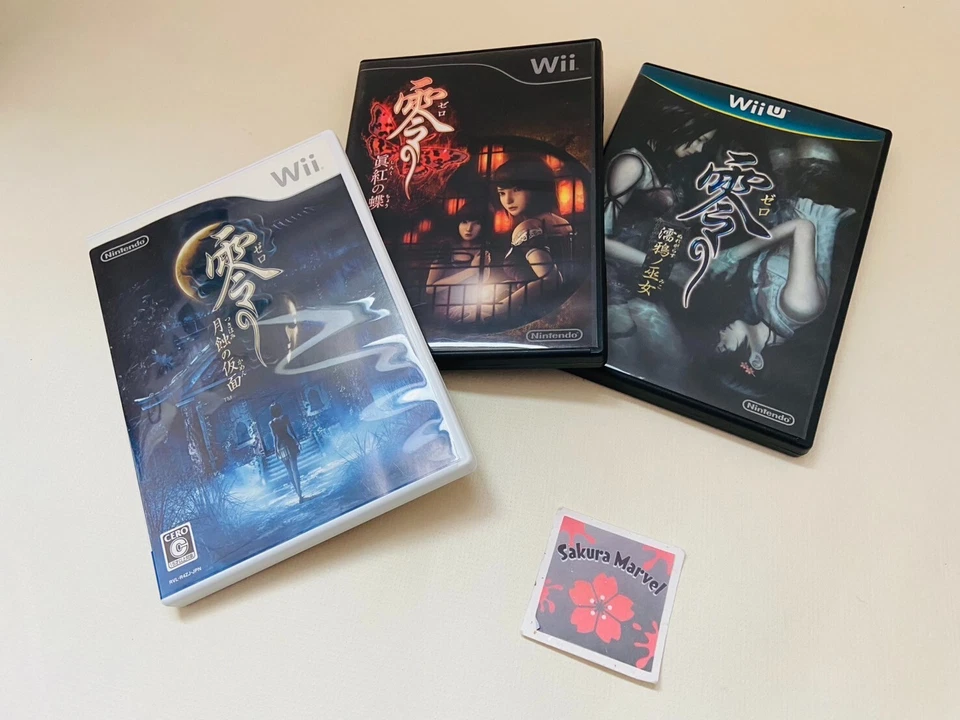 Nintendo Wii U Zero Fatal Frame Luna Eclipse Crimson Butterfly Miko Japanese JP - Image 1 of 1