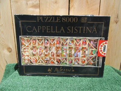 Educa Cappella Sistina Sisten Chappel 8000 Piece 3' x 9' Jigsaw Puzzle - Image 1 of 4