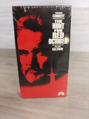 The Hunt for Red October (VHS, 1990) Sean Connery Brand New Sealed. Foto 1 de 4