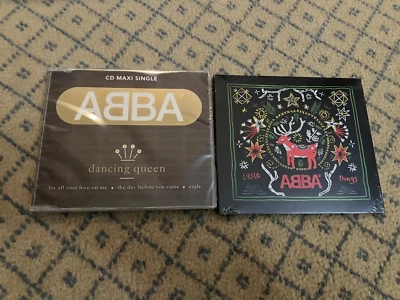 ABBA Dancing Queen Little Things CD Singles MINT NEW SEALED - Image 1 of 2