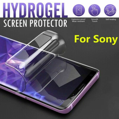 Película protectora de pantalla de hidrogel suave totalmente transparente para Sony Xperia 1 5 10 Foto 1 de 4