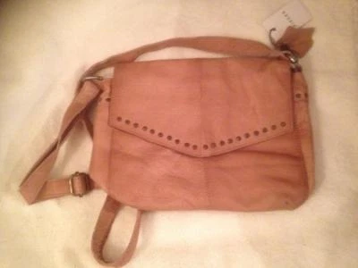 PIEZAS SEÑORA PCVanity beige marrón cuero natural bolso de hombro nuevo Foto 1 de 4