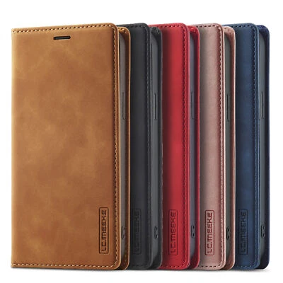 Luxury Leather Magnetic Wallet Cover Case For 16 15 14 13 12 11 Pro Max 7 8 XR  - image 1 of 4
