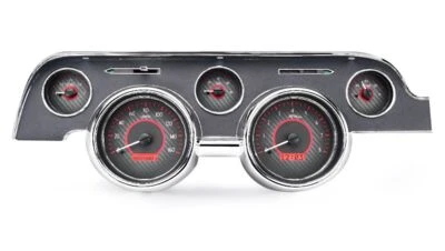 Dakota Digital 1967-68 Ford Mustang/Rallye/Rojo Kit de calibre LED VHX-67F-MUS-C-R Foto 1 de 4