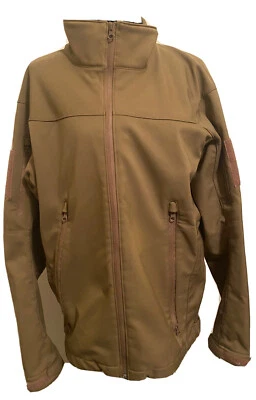 Tru-Spec Mens Jacket Brown Tan Zip Up Jacket Outdoor Parka Coat Lined Size Large - Image 1 of 4
