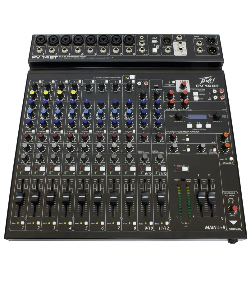 Peavey PV® 14 BT Compact 14 Channel Mixer with Bluetooth - Image 1 of 4