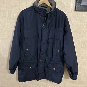 Vintage Field & Stream Navy Blue Chore Barn Jacket Medium - Picture 1 of 7