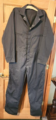 Vintage Key Imperial Work Coveralls Unlined Size 50 Tall Carpenter USA Green - Image 1 of 4