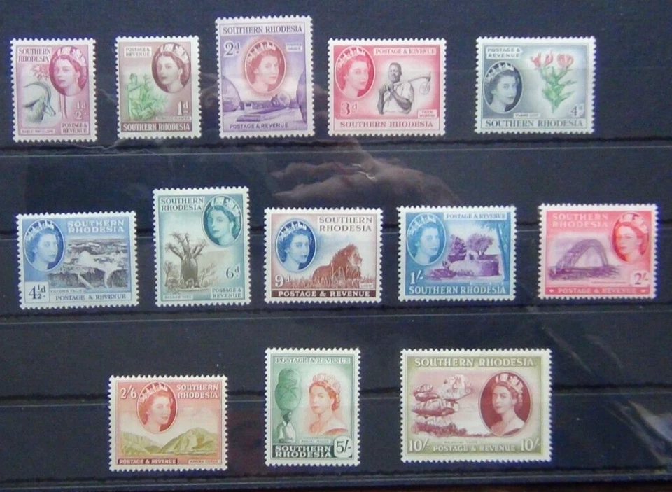 Southern Rhodesia 1953 to 10s MM - Image 1 of 1