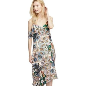 RACHEL Roy Wonderlust Floral Ruffle Romanticore Midi Women Dress Size 8 NEW - Picture 1 of 7