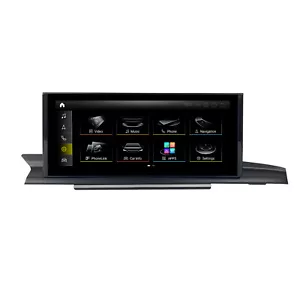 10.25" Android 13 Screen For AUDI A6 A7 Apple CarPlay AutoRadio Navigation GPS - Picture 1 of 4