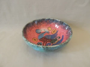 Keramikos collectible decorative bowl hand made Sakellariou Greece - Picture 1 of 8