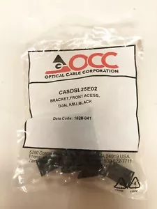 OCC Doppio Jack Cat5E Nero CASDSL25E02 #9892 - Foto 1 di 5