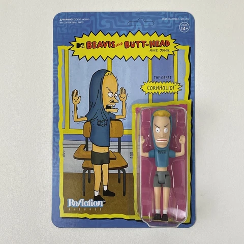 The Great Cornholio Beavis and Butthead Super 7 Reaction Figure Cover