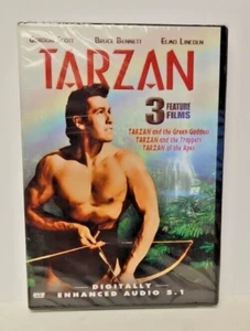 Tarzan: 3 Feature Films (DVD, 2004, RARE, BRAND NEW... SEALED) - Bild 1 von 1