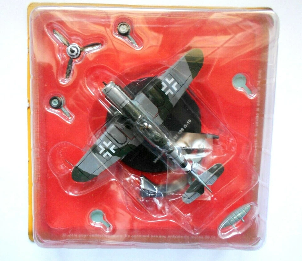 DIE CAST Messerschmitt Bf 109 G -10 Germany - Scala 1/72  DeAgostini WW2 #03 - Immagine 1 di 1