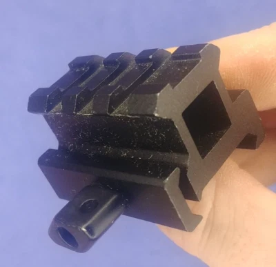 UTG 3 插槽 Picatinny Riser 安装,0.83 英寸鞍座高度,1.58 英寸长 - MNT-RS08S3 — 第 1/4 张图片