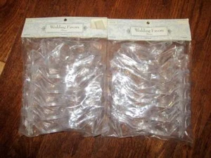 Favores 2 Packs de Cenicienta Zapatillas Transparentes Zapatos Perfectos para Boda-Ducha-Swe - Imagen 1 de 3