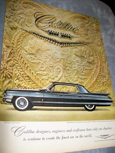1961 Cadillac Fleetwood 60 Special -  large- mag original car ad - - Picture 1 of 1