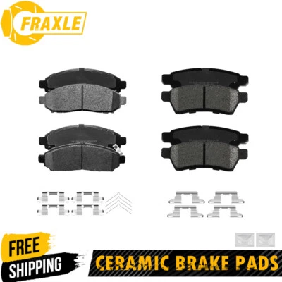 Pastilha de freio dianteira traseira de cerâmica para Nissan Frontier Xterra Suzuki Equator 2005-2020 - Imagem 1 de 4