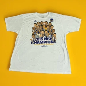 NBA Champion Golden State Warriors Roster Shirt 2X Curry Klay Draymond Bay Area - Picture 1 of 7