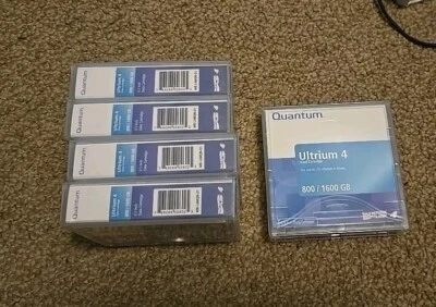  (Lot of 5) Quantum Ultrium 4 MR-L4MQN-01 Data Cartridges - Image 1 of 3