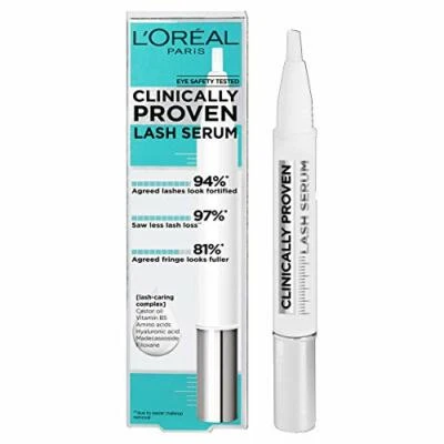 L'Oreal Lash Serum Solution Thicker Lashes Grow Hylaluronic Acid Vitamin B5 - Image 1 of 4