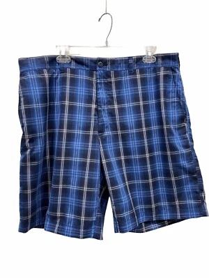 Pantalones Cortos Champions Tour Para Hombre 38 Bermudas a Cuadros Informales Golf Vacaciones Poliéster  Foto 1 de 4