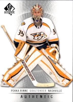 2012-13 SP Authentic Pekka Rinne #16 Nashville Predators - Image 1 of 2