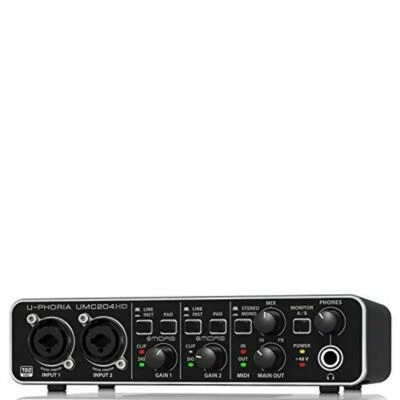 BEHRINGER UMC 204 HD 24-Bit / 192 kHz USB Audio Interface - Image 1 of 4