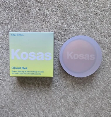Новый в коробке KOSAS, облачный набор настройки порошок, амортизирующий (чистый золотой), полный размер 0,33 унций - Изображение 1 из 4