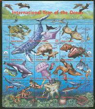 UNITED NATIONS  INTL Year of the OCEAN Complete Sheets