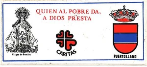pegatina caritas (Puertollano) - Imagen 1 de 1