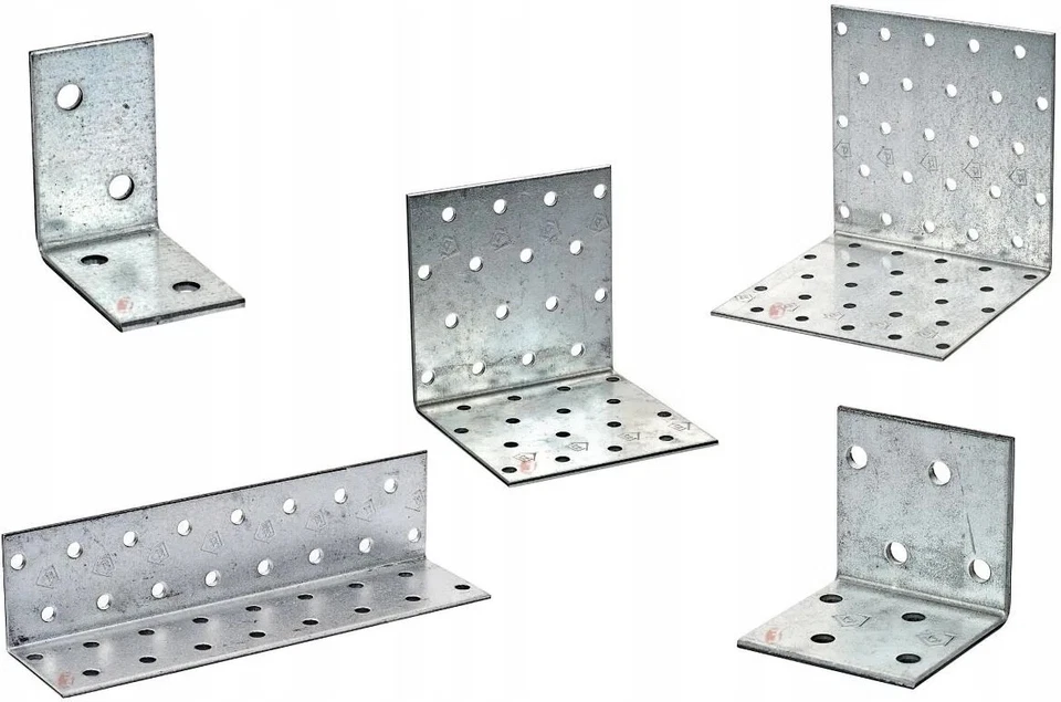 Ángulo de placa perforada Conector de madera Ángulo de construcción de... - Imagen 1 de 1