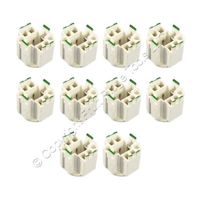 10 Leviton Compact Fluorescent Lampholders Light Sockets Screw Down G24q-2 - Image 1 of 4