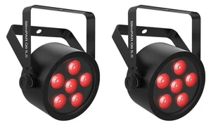 (2) Chauvet DJ SlimPAR Q6 ILS RGBA D-Fi USB DMX Par Can Party/Stage Wash Lights - Picture 1 of 8