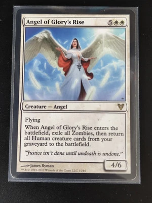 MTG - Angel of Glory's Rise - Creature - Avacyn Restored - 001/244 - Rare - Image 1 of 2