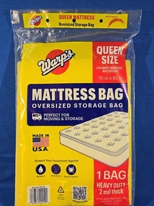 Warp's Oversized Heavy Weight Queen Size Mattress Storage Bag CB-70 92 X 70 USA - Picture 1 of 6