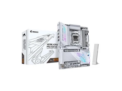 GIGABYTE X870E AORUS PRO X3D ICE AM5 AMD X870E ATX Motherboard - Image 1 of 4