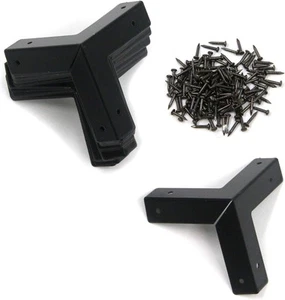 Light Duty L Shape Iron Corner Protectors Box Corner Furniture Edge Guard 1.29"x - Picture 1 of 4