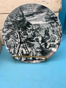 Vintage Fustenberg Monthly Series Plate - Sept.Hans Bol Gezeichnet um 1580, 9.5" - Picture 1 of 5