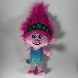 Just Play Dreamworks Trolls Poppy Pink Blue 12" Stuffed Animal Toy - Picture 1 of 10