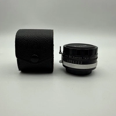 Vivitar Automatic MC Tele Converter 2X-3 - For Nikon Mount - w/case & Both Caps! - Image 1 of 4
