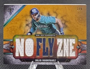 Julio Rodriguez 2024 Topps Triple Threads Juego Usado Memoria/9 Seattle Mariners - Imagen 1 de 2