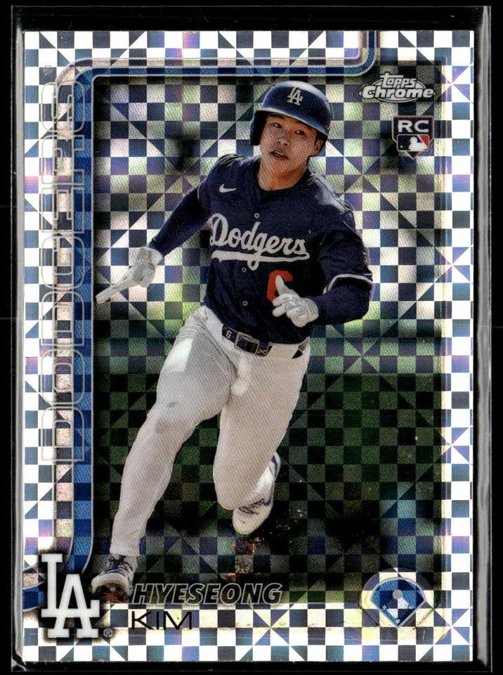 2025 Topps Chrome BASEBALL - "X-Fractor" MLB Rookie and Vets *YOU PICK*  NM - Image 1 of 1