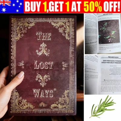 The Lost Ways Book Survival Skills Guide by Claude Davis for Preppers softcover - image 1 of 4